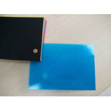 Transparente Blue Embossy PVC Rigid Sheet, Thin Clear Anti-Reflective Hoja de PVC Rígido para la formación de vacío